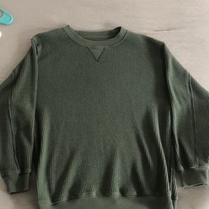 Aerie Oversized Waffle Crewneck